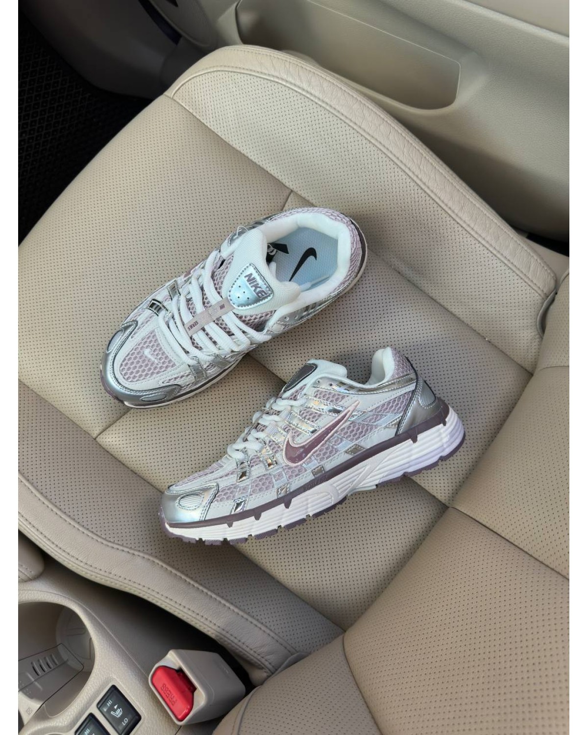 Nike P-6000 Maroon Silver