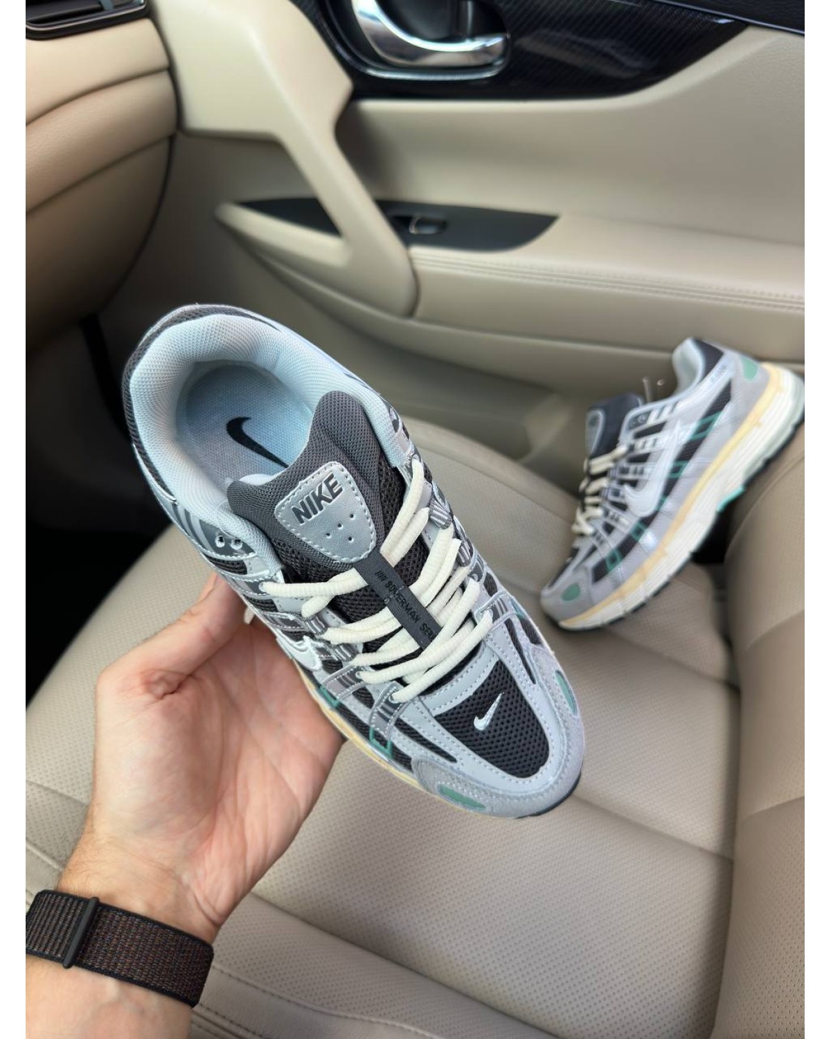 Nike P-6000 Grey Green
