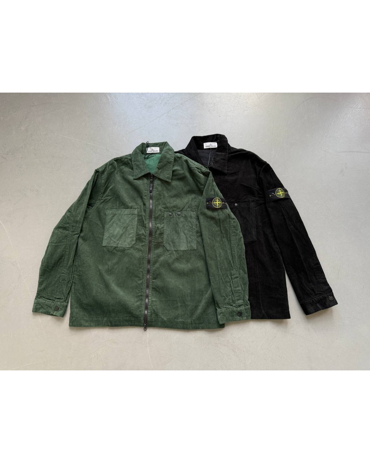 Рубашка-овершот Stone Island Corduroy Patch-Pocket Shirt