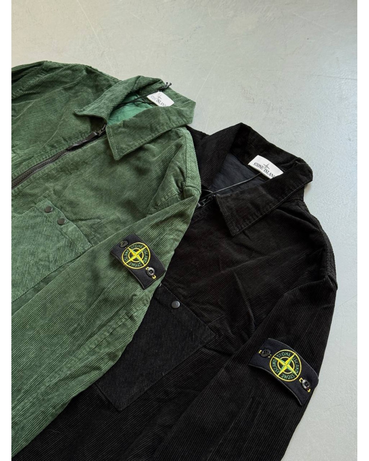 Рубашка-овершот Stone Island Corduroy Patch-Pocket Shirt