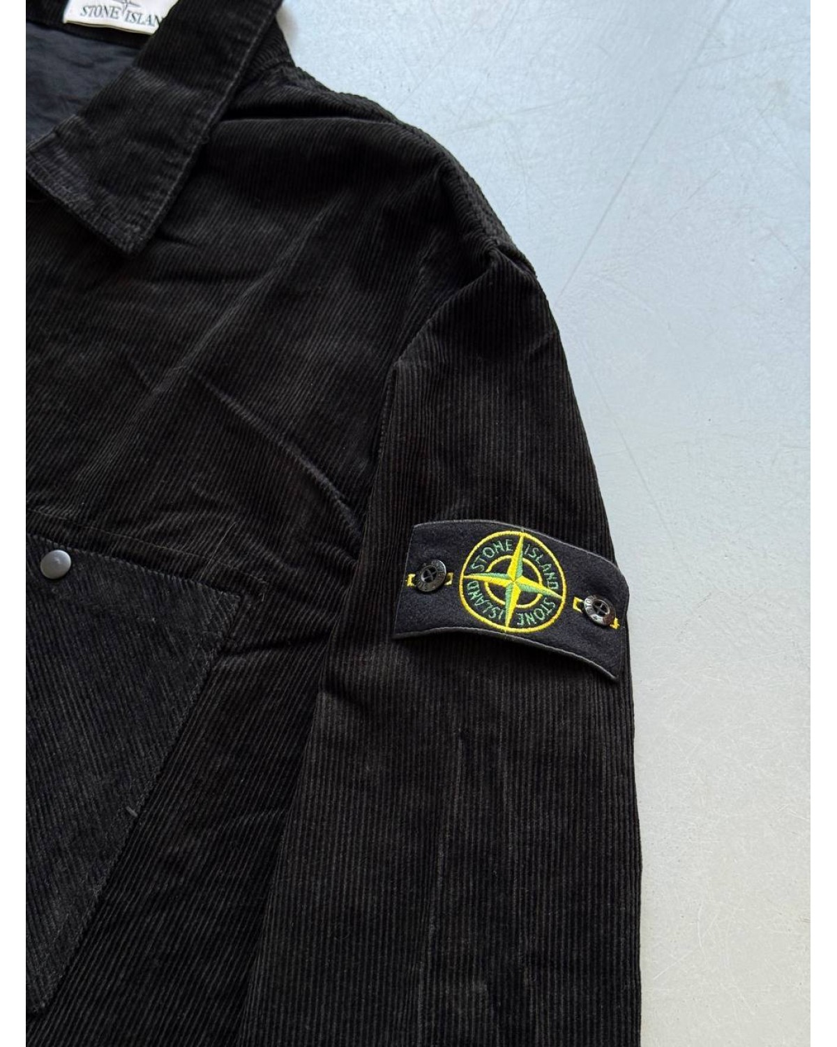 Рубашка-овершот Stone Island Corduroy Patch-Pocket Shirt
