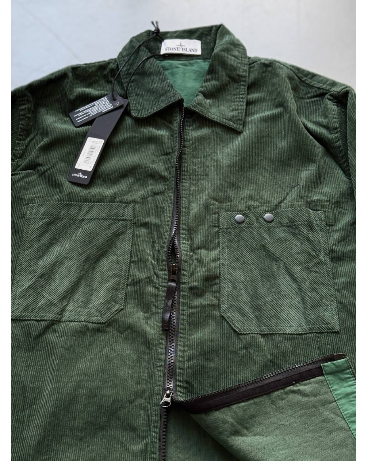 Рубашка-овершот Stone Island Corduroy Patch-Pocket Shirt