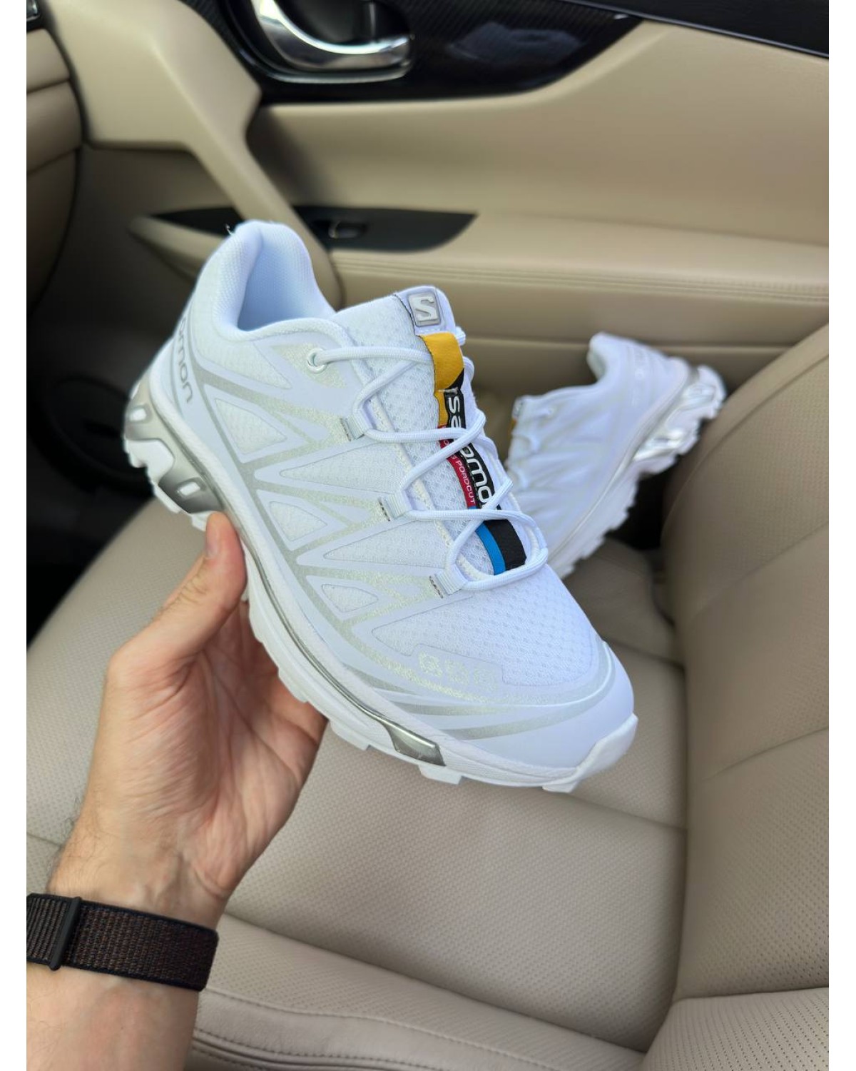 Salomon XT-6 White Silver