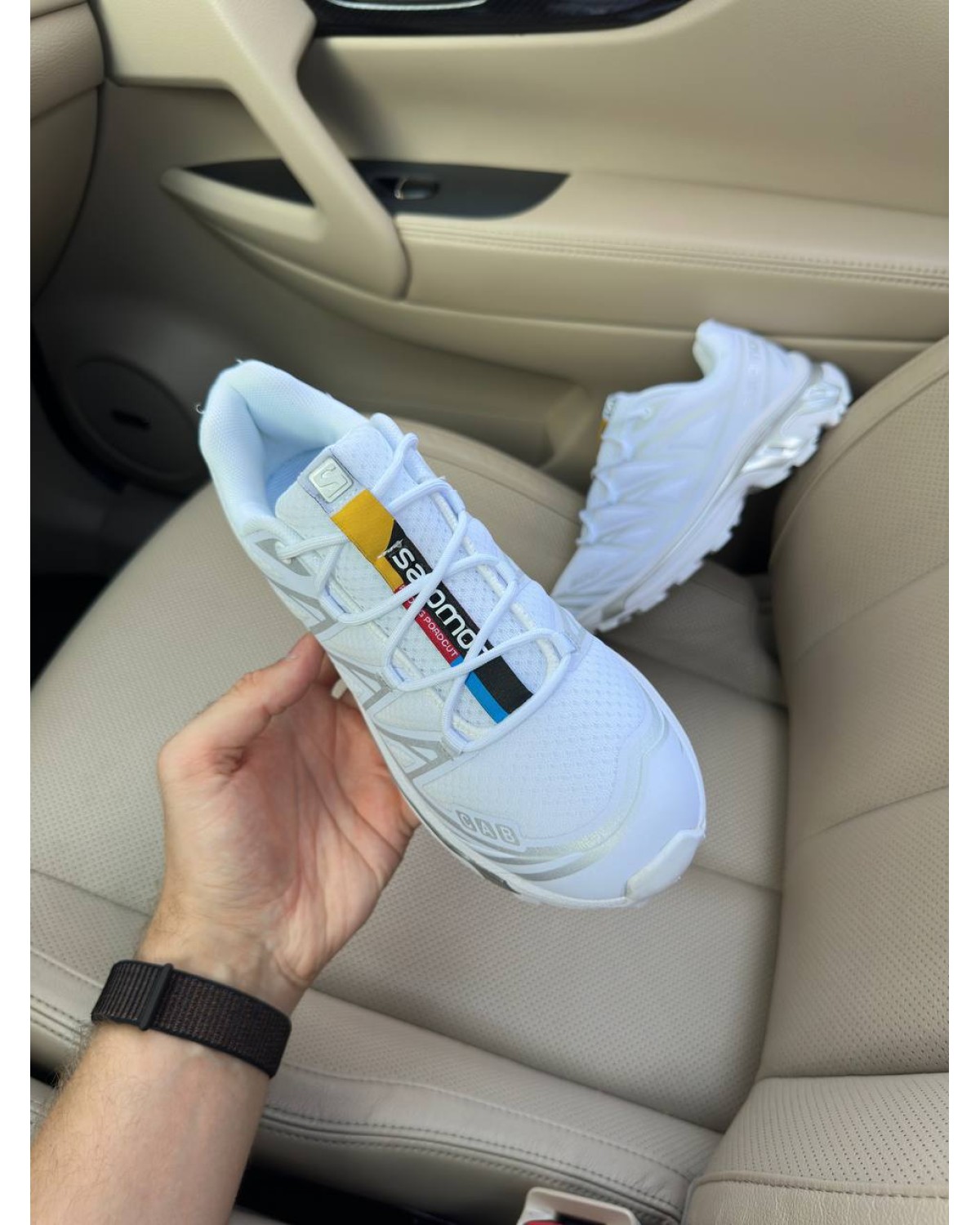 Salomon XT-6 White Silver