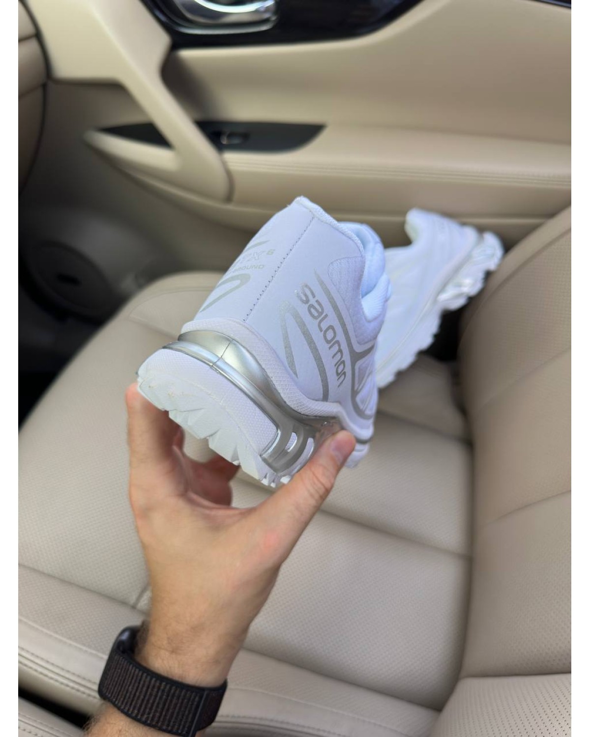 Salomon XT-6 White Silver