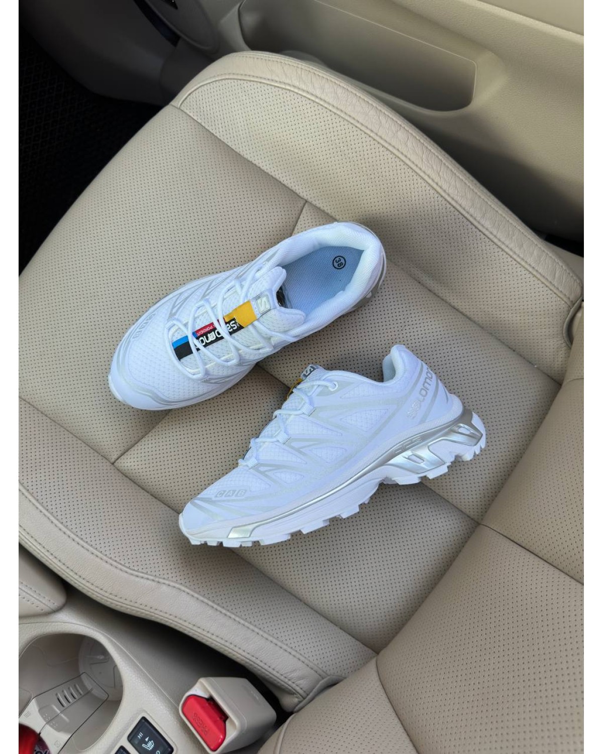 Salomon XT-6 White Silver