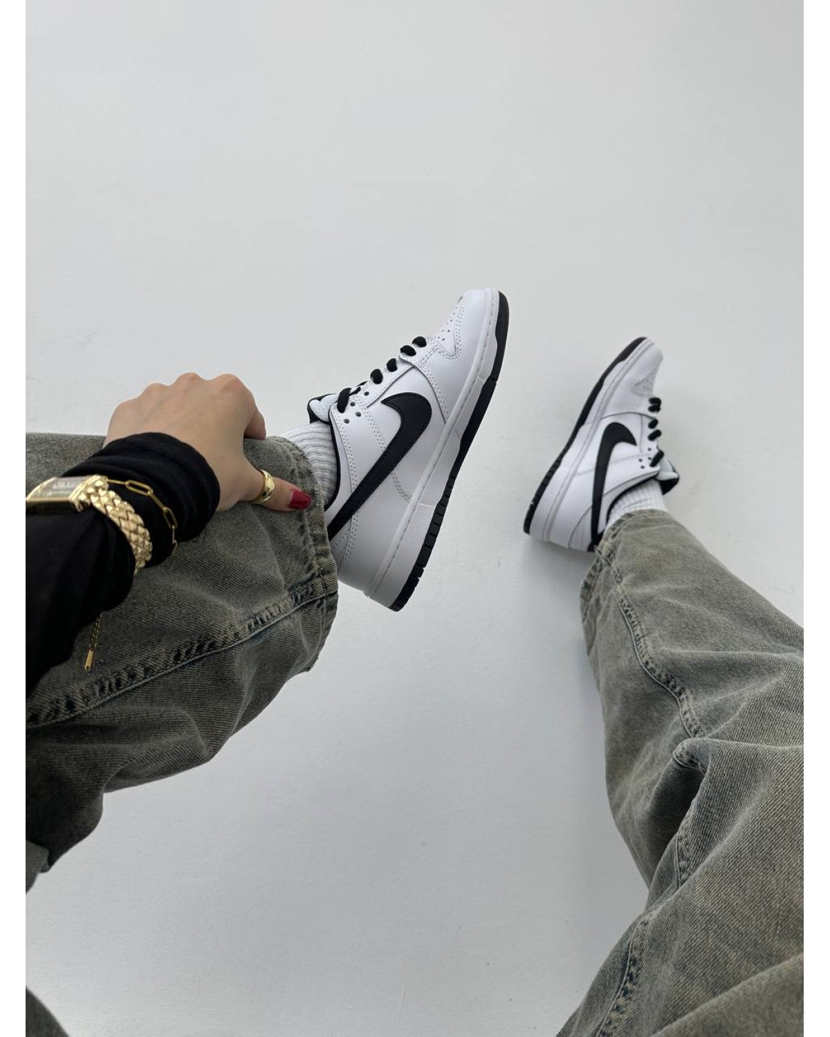 Nike SB Dunk Low White Black
