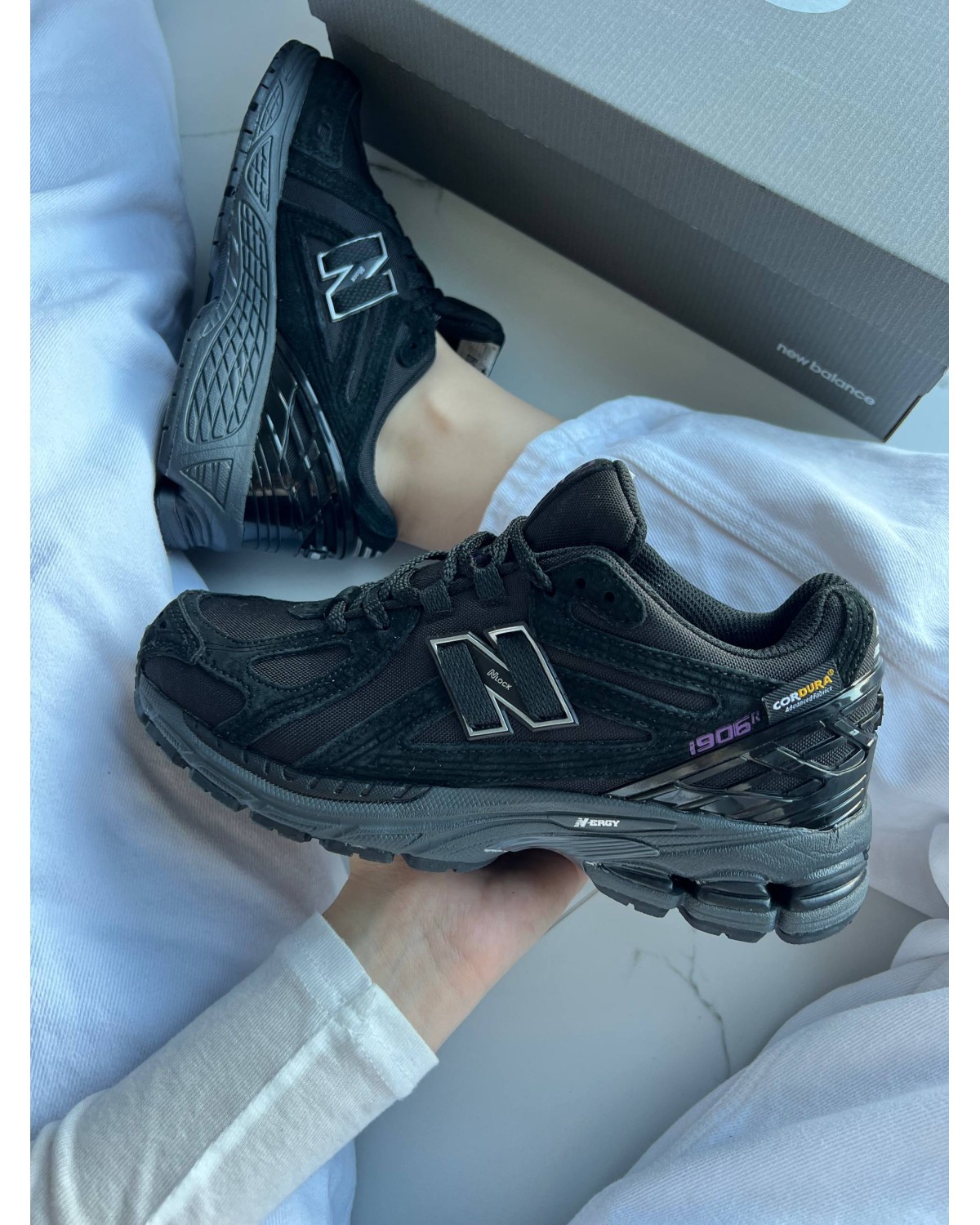 New Balance 1906R Cordura Full Black Purple