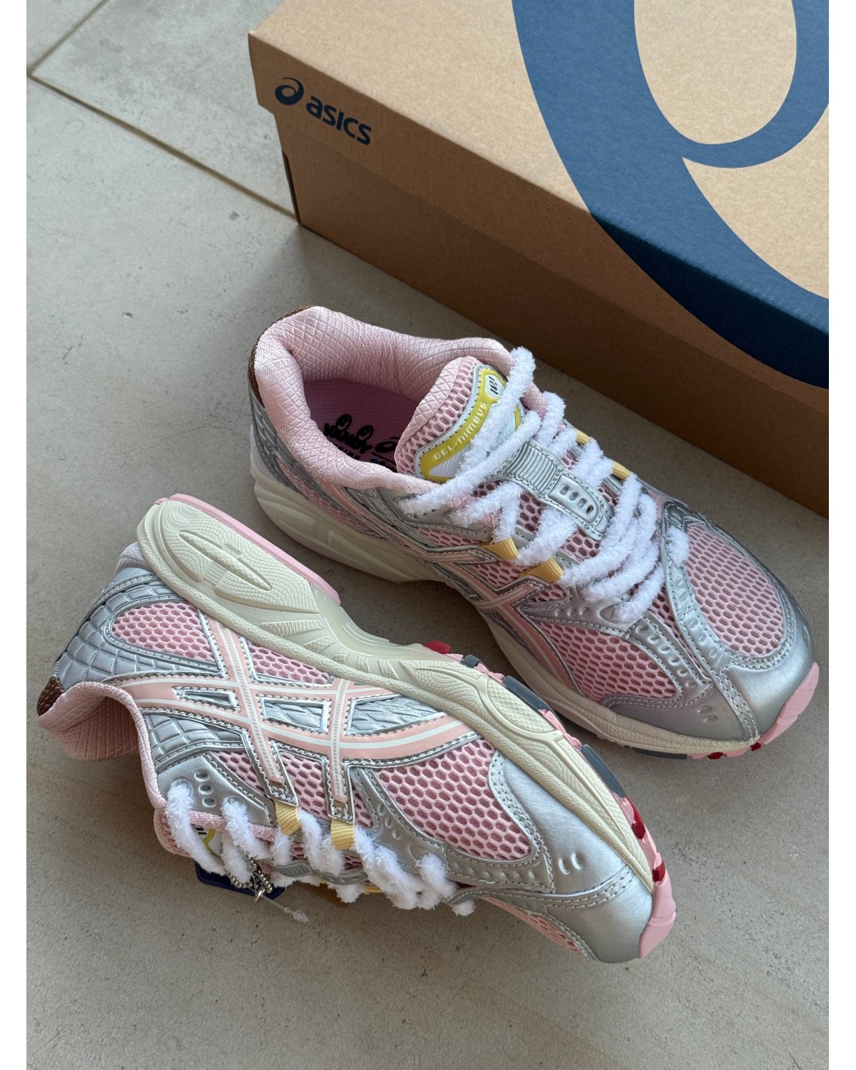 VANDYTHEPINK x ATMOS x ASICS GEL-Nimbus 10.1 "Banana Split Pack" 2025