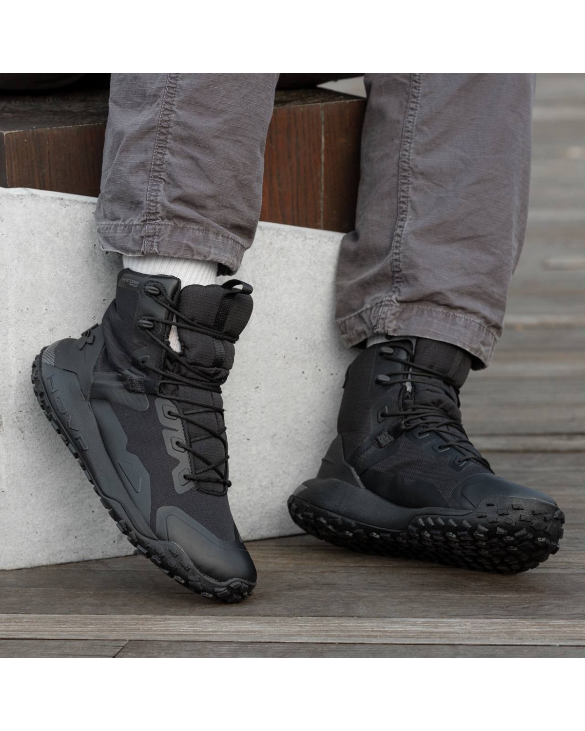 Under Armour Hovr Dawn WP Boots Black