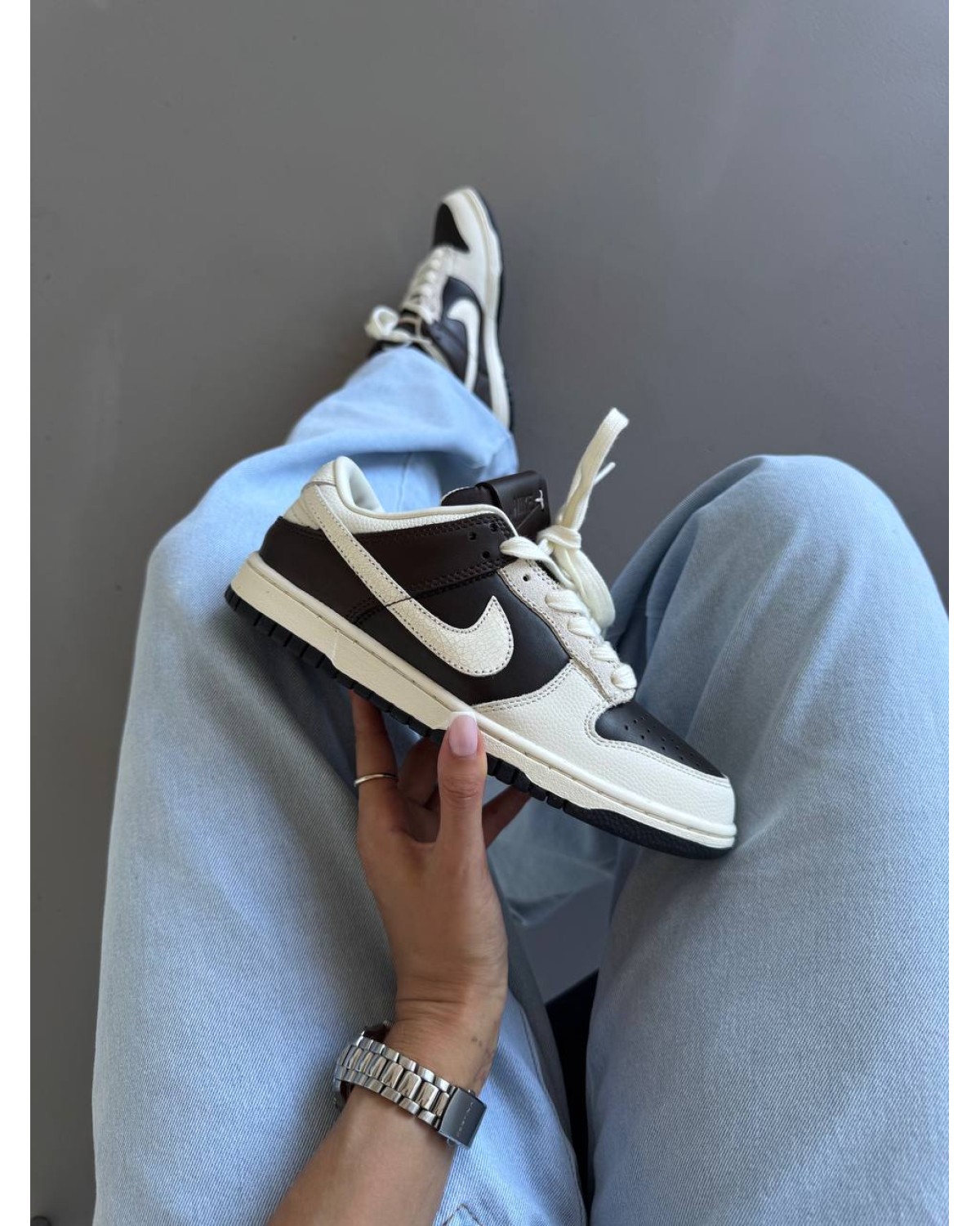 Nike SB Dunk “Dark Brown / Cracked Skin”