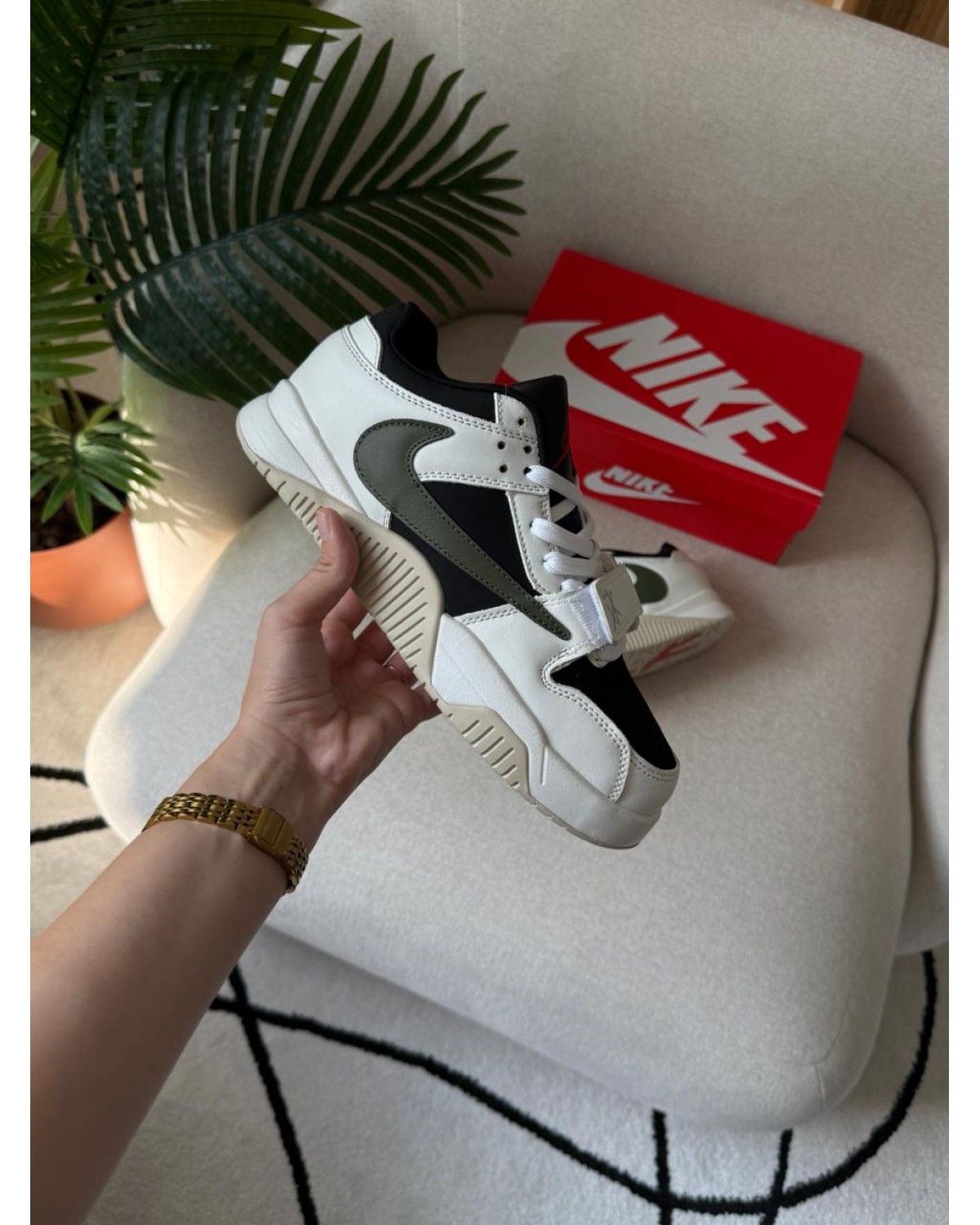 Travis Scott X Nike Jordan Cut The Check Green