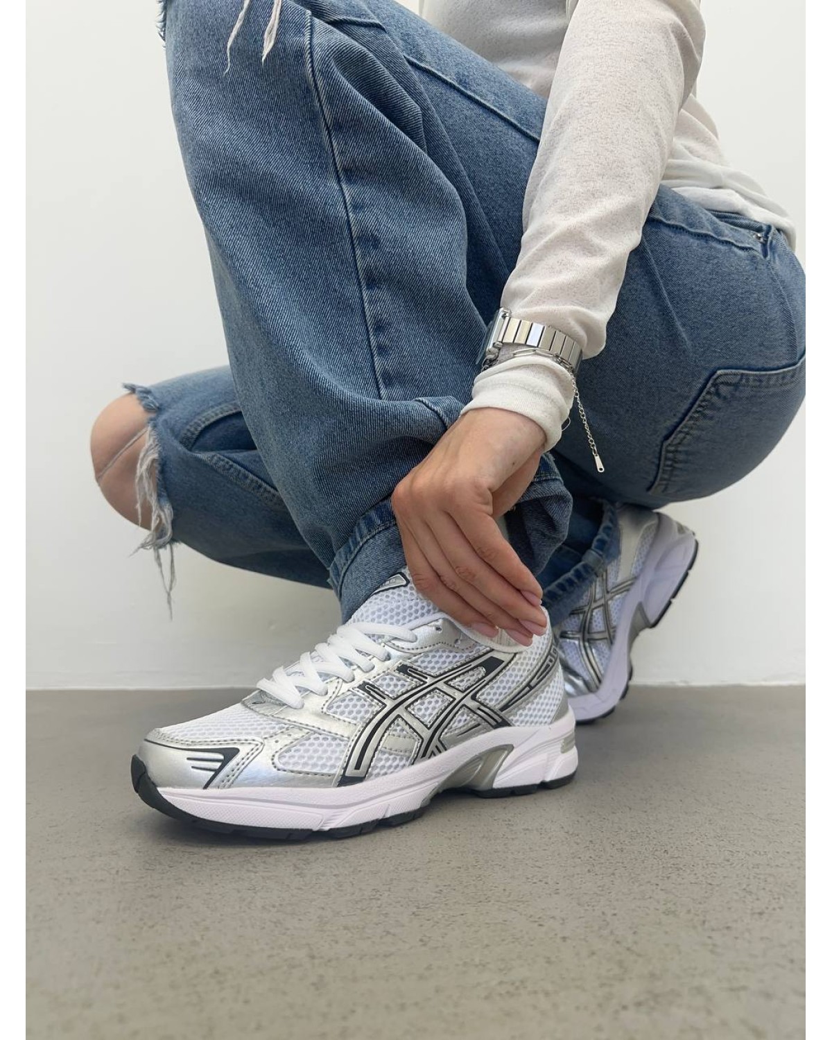 Asics Gel-1130 White Pure Silver