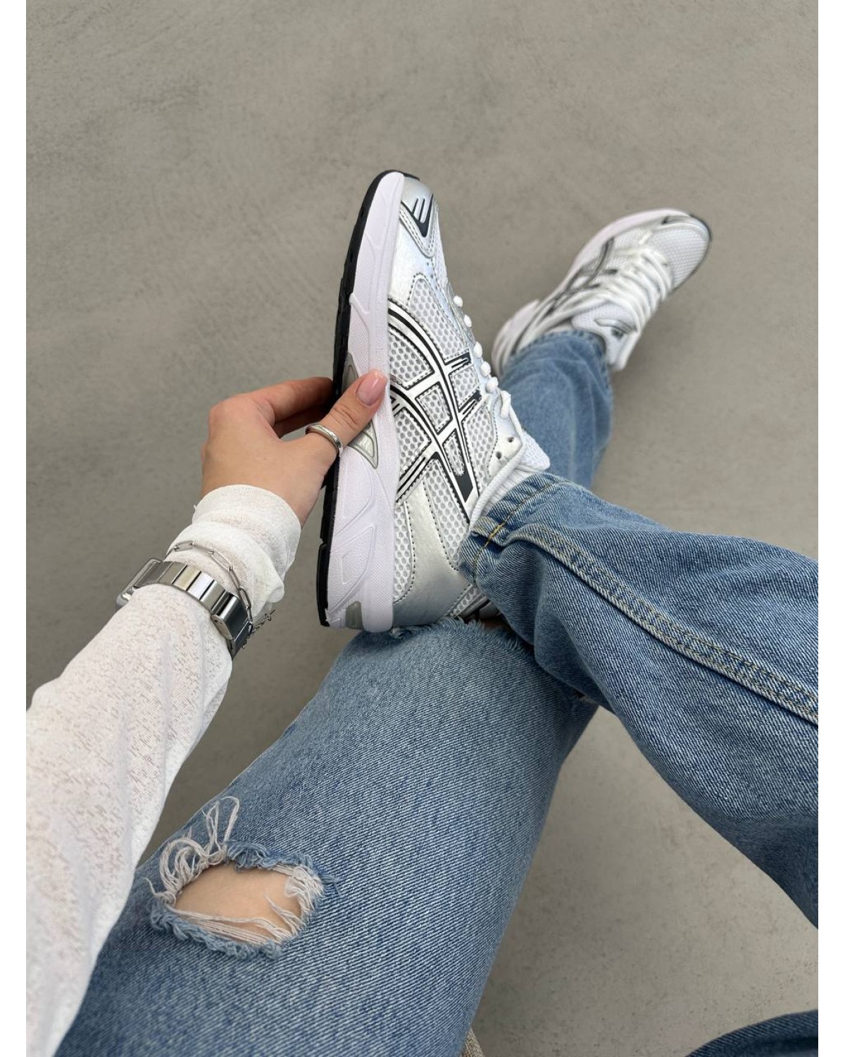 Asics Gel-1130 White Pure Silver