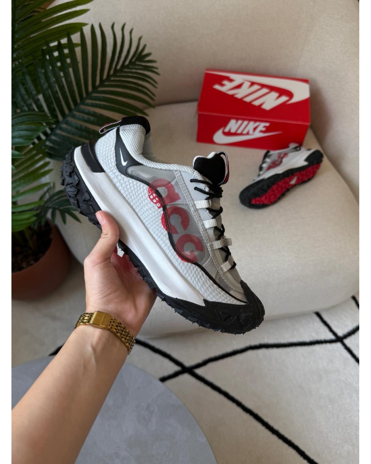 Nike ACG Mountain Fly 2 Low Grey/Red