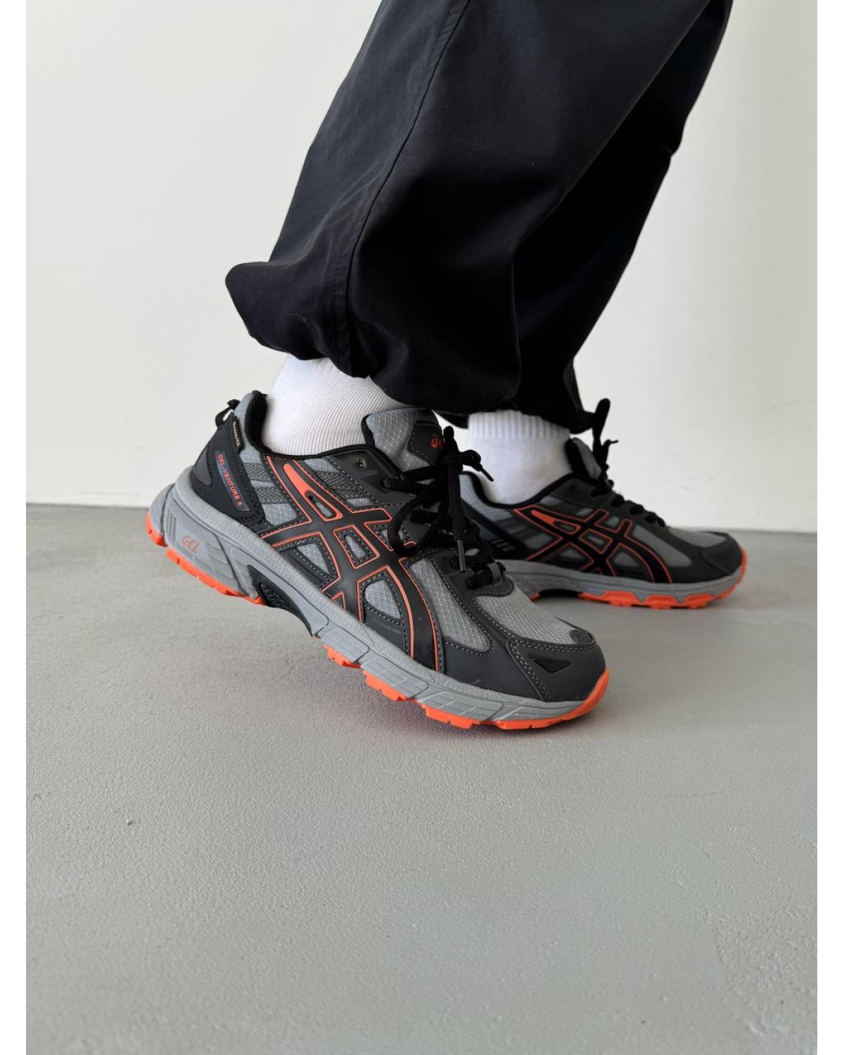 Asics Gel-Venture 6 Grey/Orange Gore-Tex