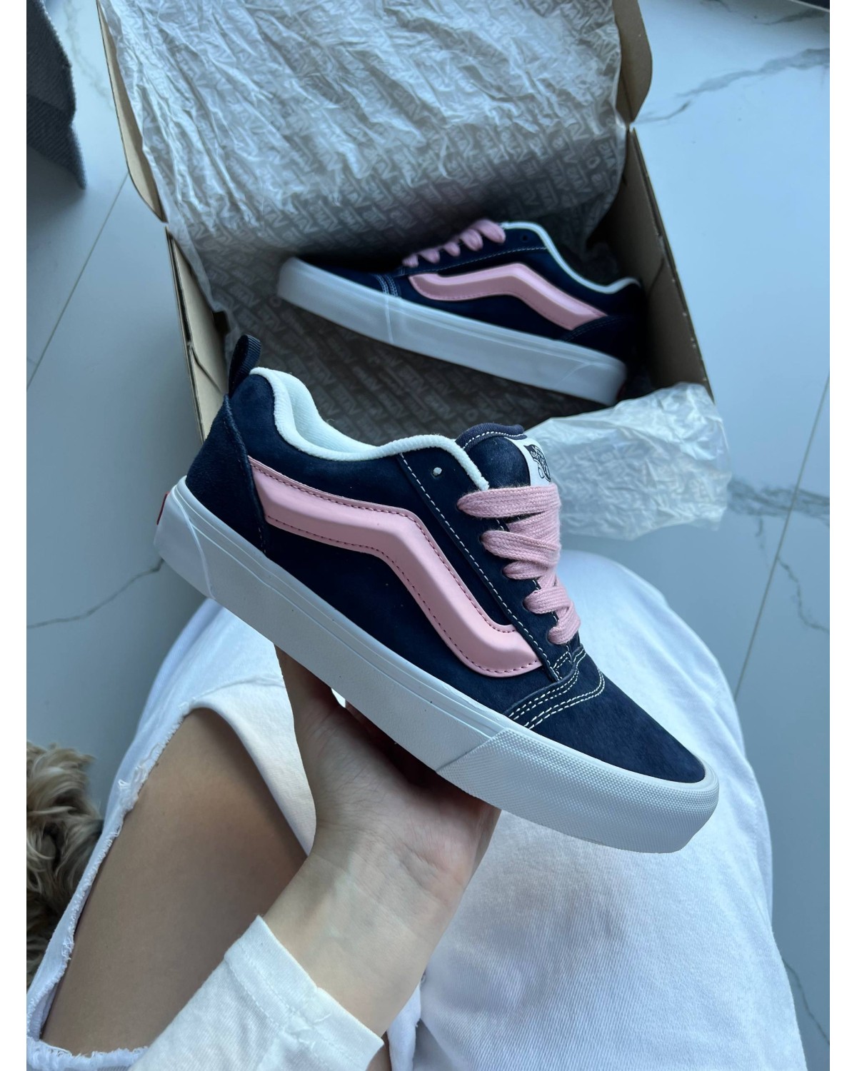 Vans KNU Skool Blue Pink