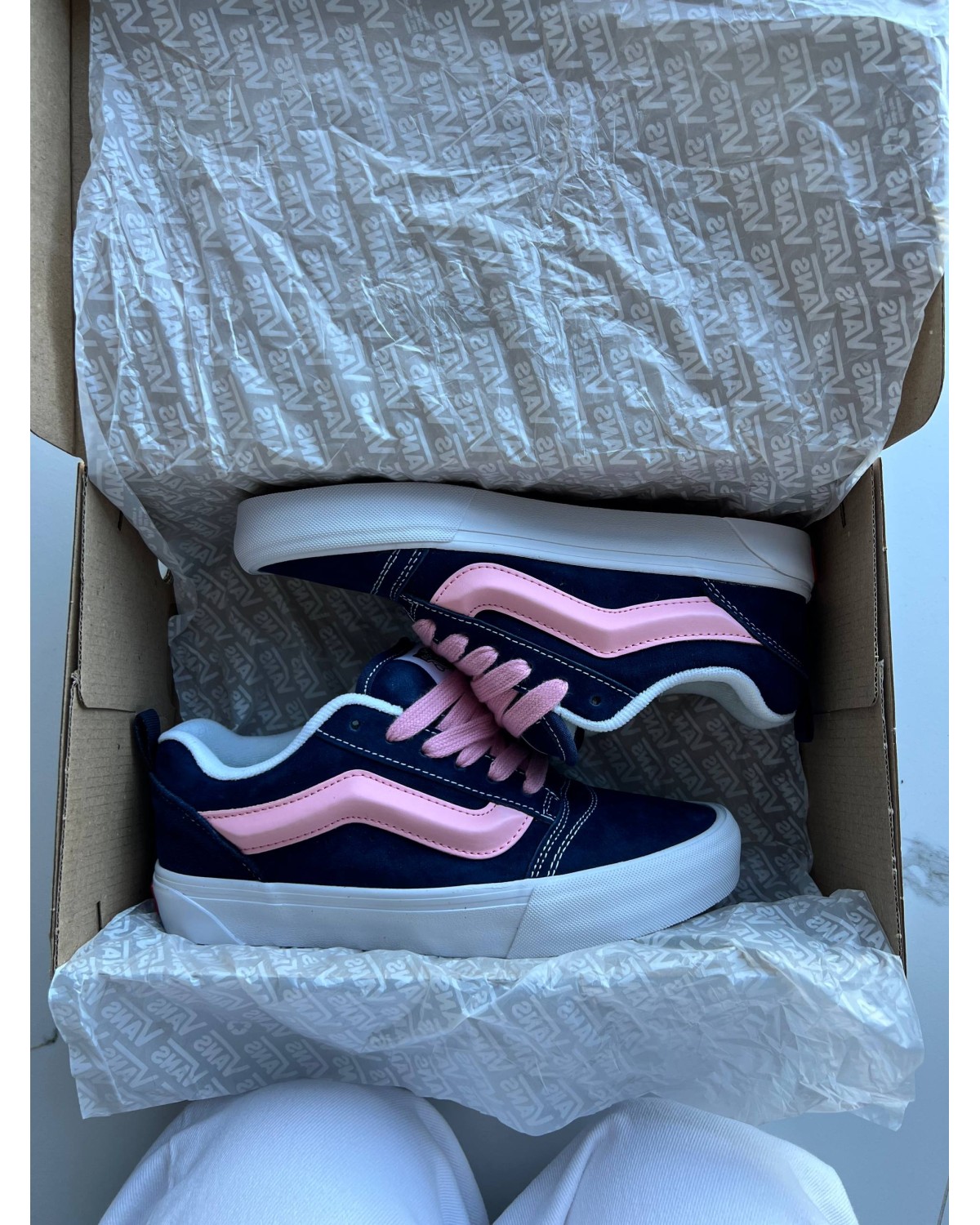 Vans KNU Skool Blue Pink