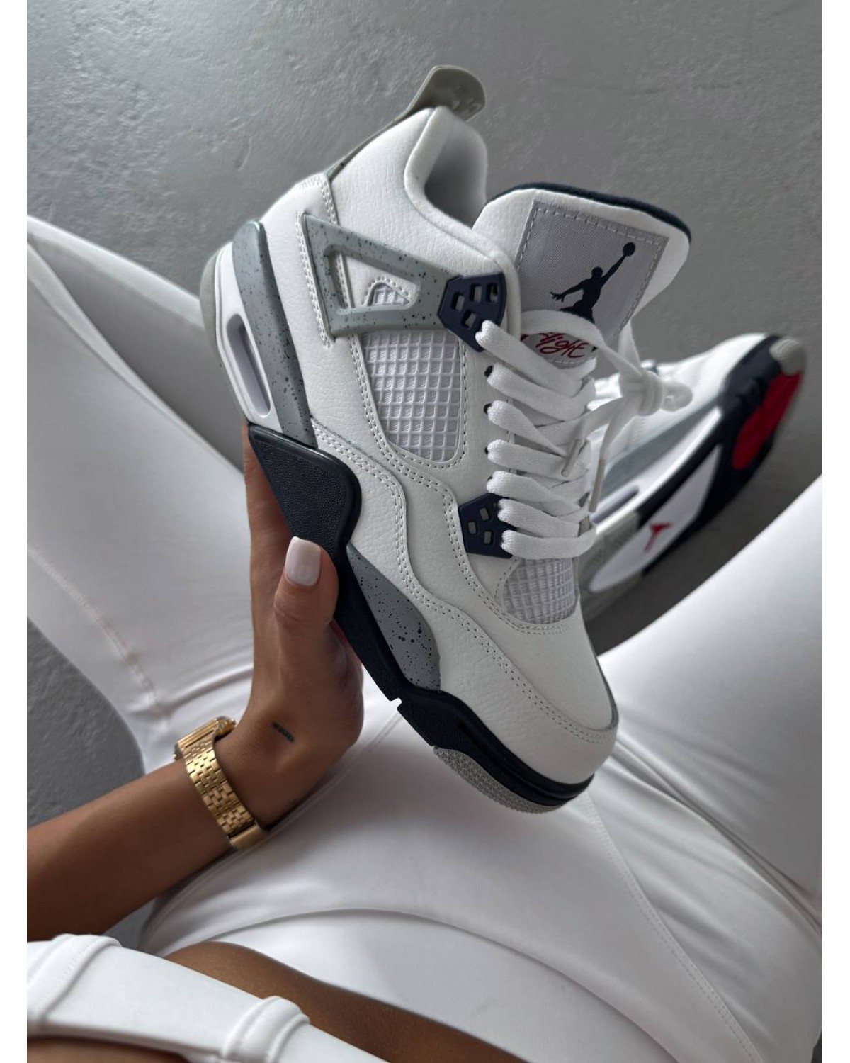 Nike Air Jordan 4 Retro “White Grey Blue”