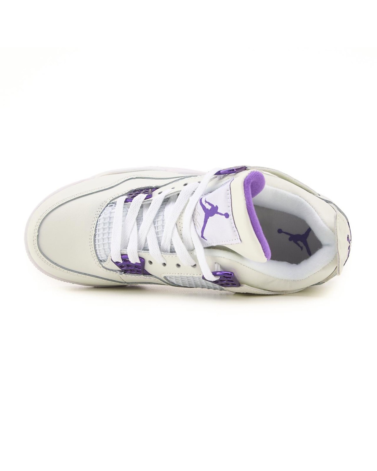 Nike Air Jordan Retro 4 White Purple