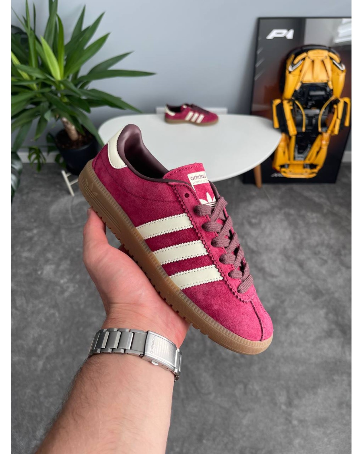 Adidas Bermuda Collegiate Burgundy