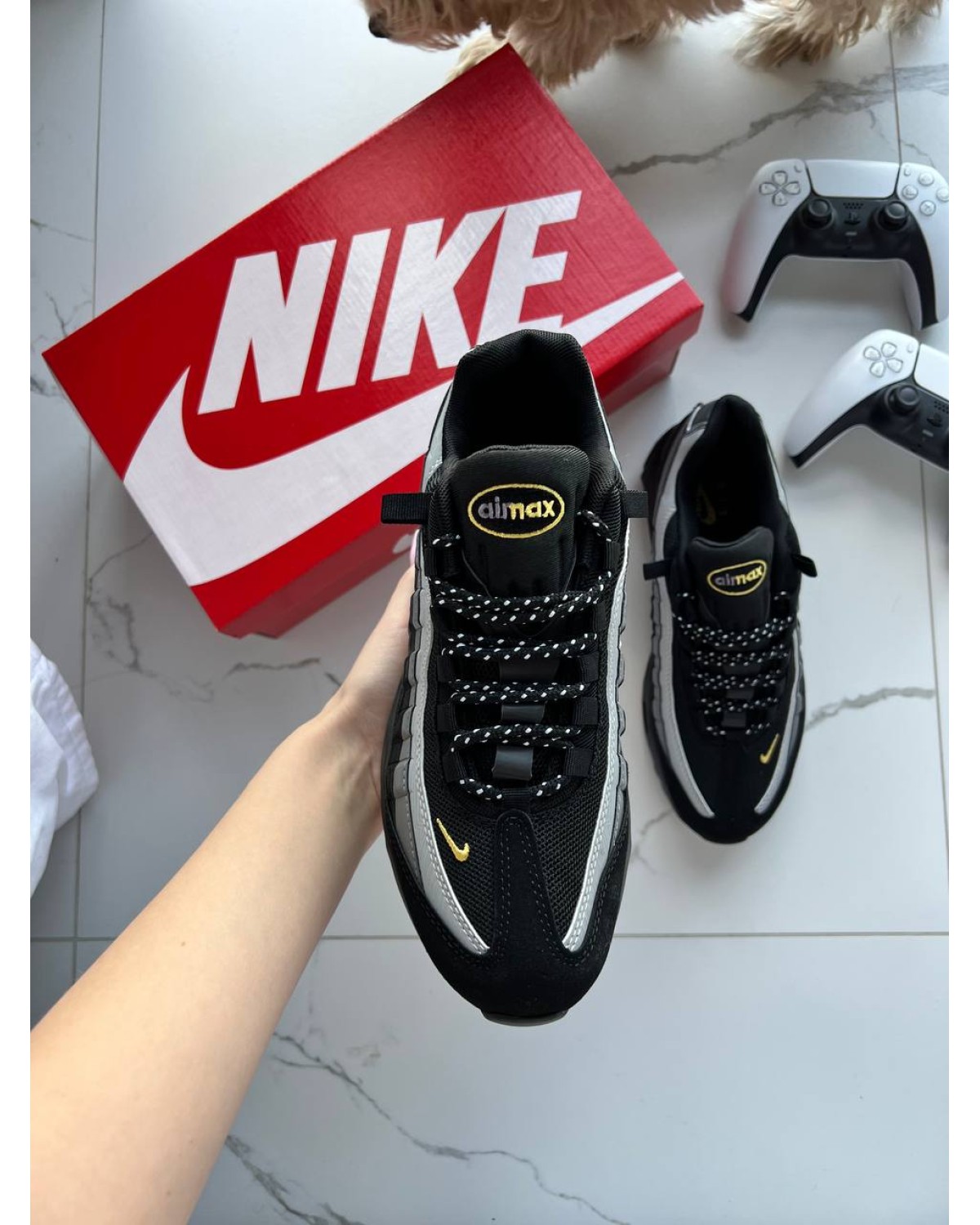 Nike Air Max 95 Black Grey Yellow