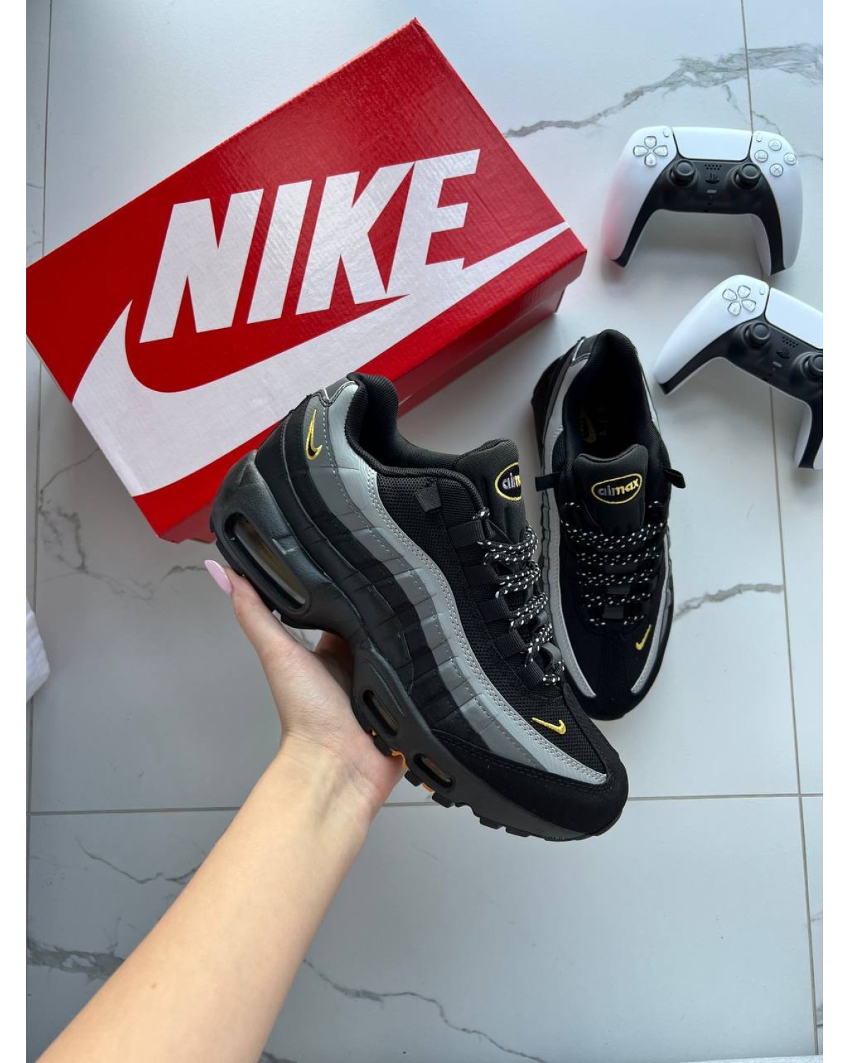Nike Air Max 95 Black Grey Yellow