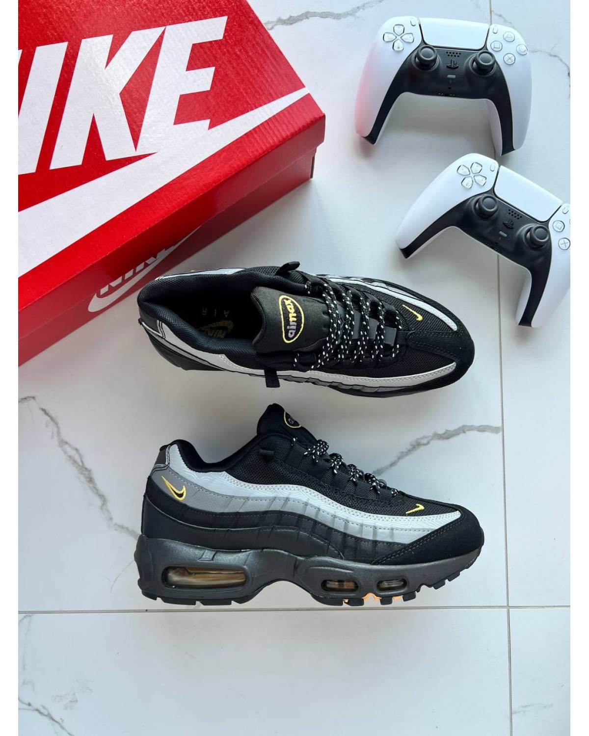 Nike Air Max 95 Black Grey Yellow