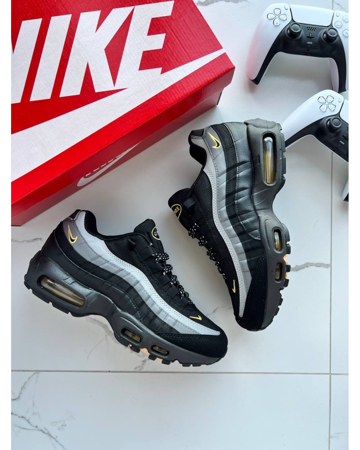 Nike Air Max 95 Black Grey Yellow