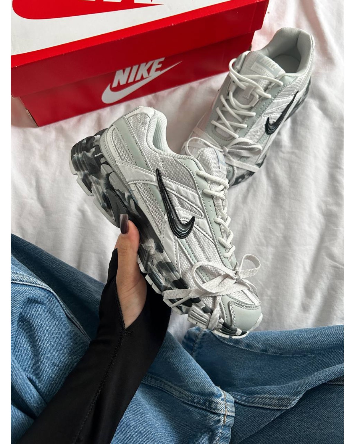 Nike Initiator Light Grey Custom