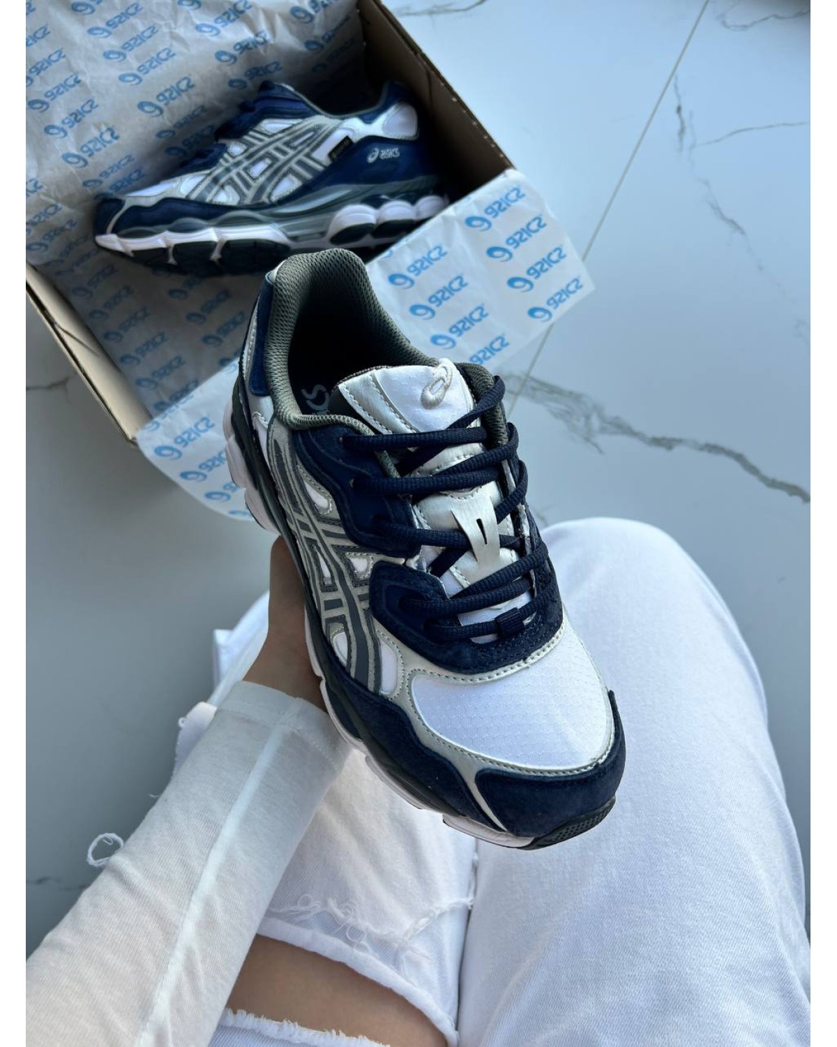 Asics Gel-NYC Navy Steel Gore-Tex