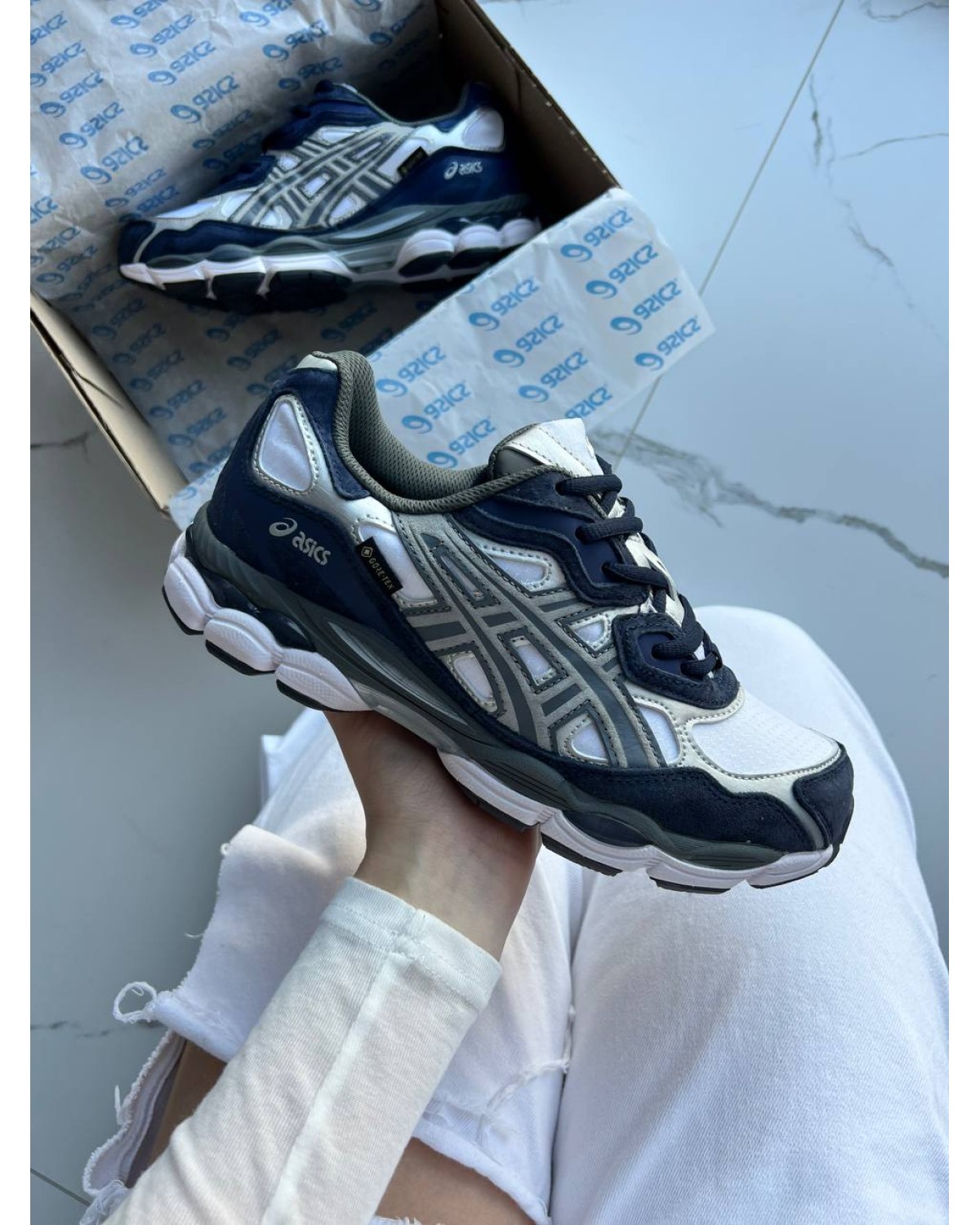 Asics Gel-NYC Navy Steel Gore-Tex
