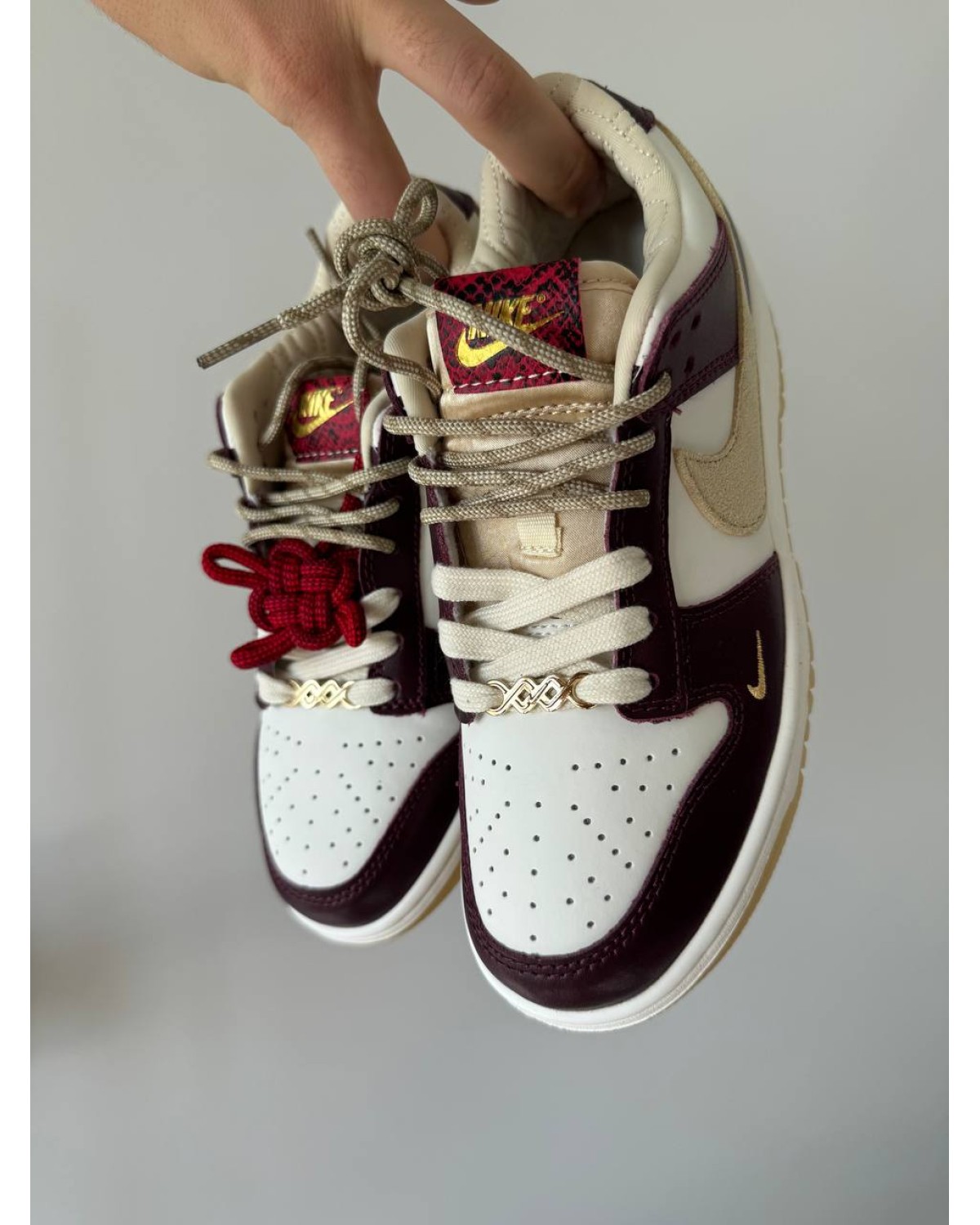 Nike Dunk LX White/Maroon