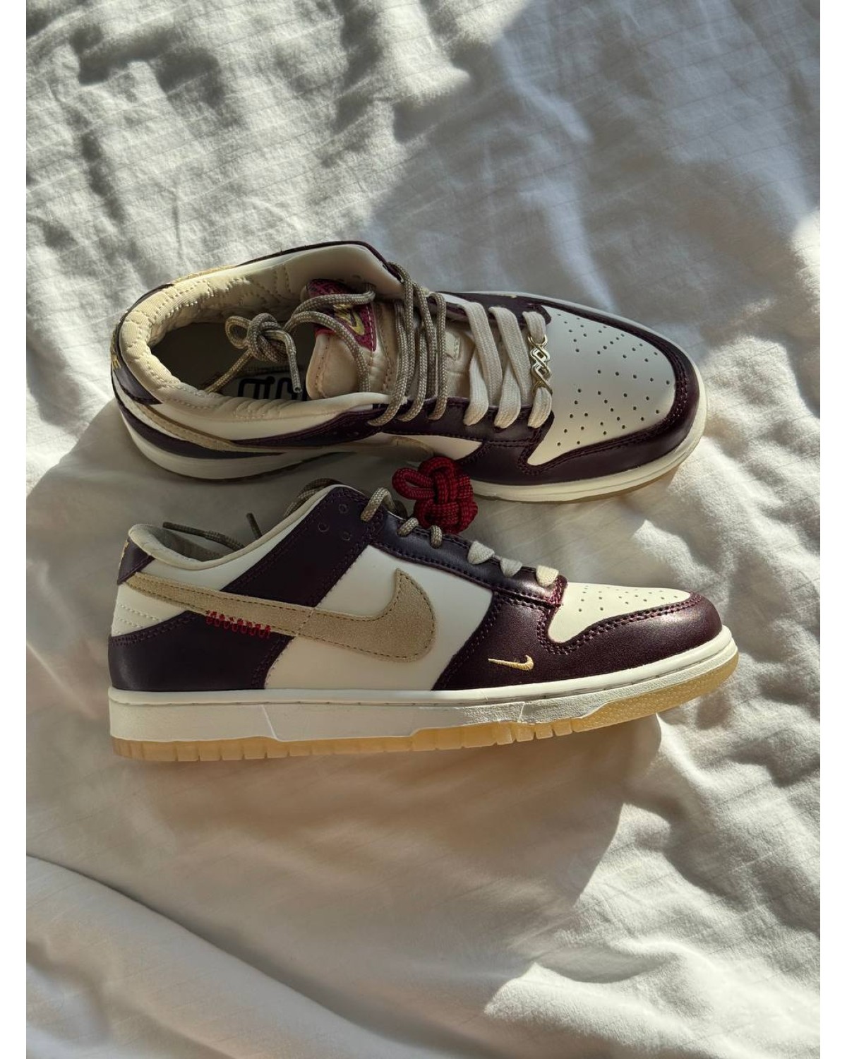 Nike Dunk LX White/Maroon