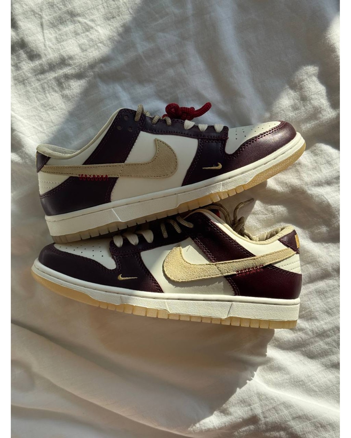 Nike Dunk LX White/Maroon