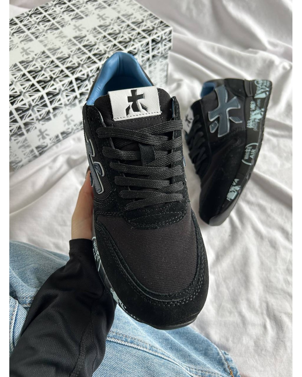 Premiata Mick Black Blue