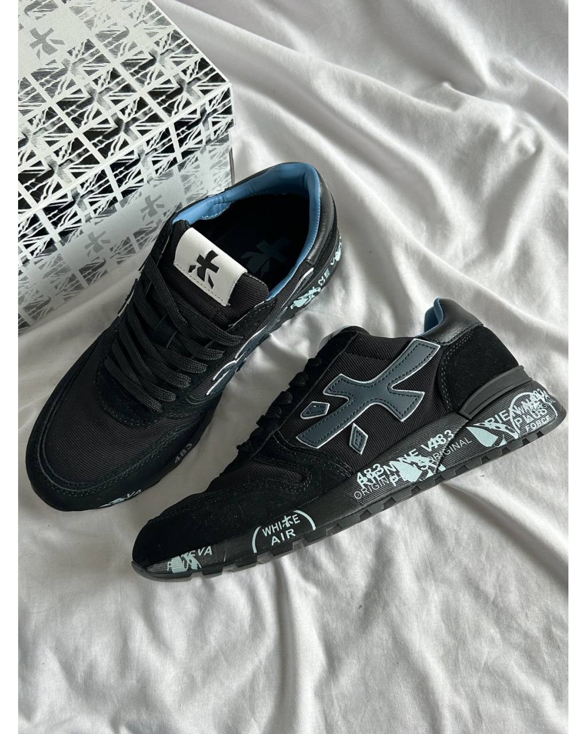 Premiata Mick Black Blue