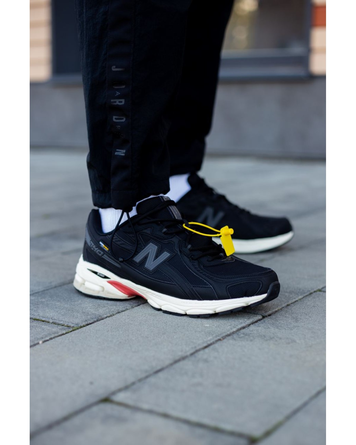 New Balance 740 Cordura Black/White/Red