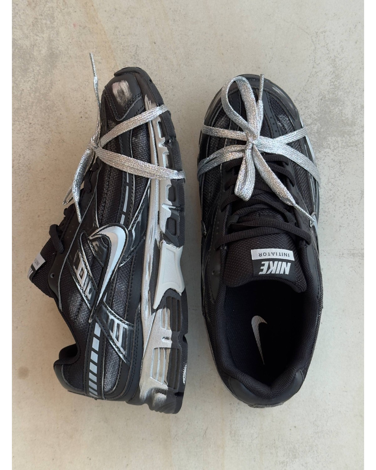 Nike Initiator Custom Silver Black 2.0