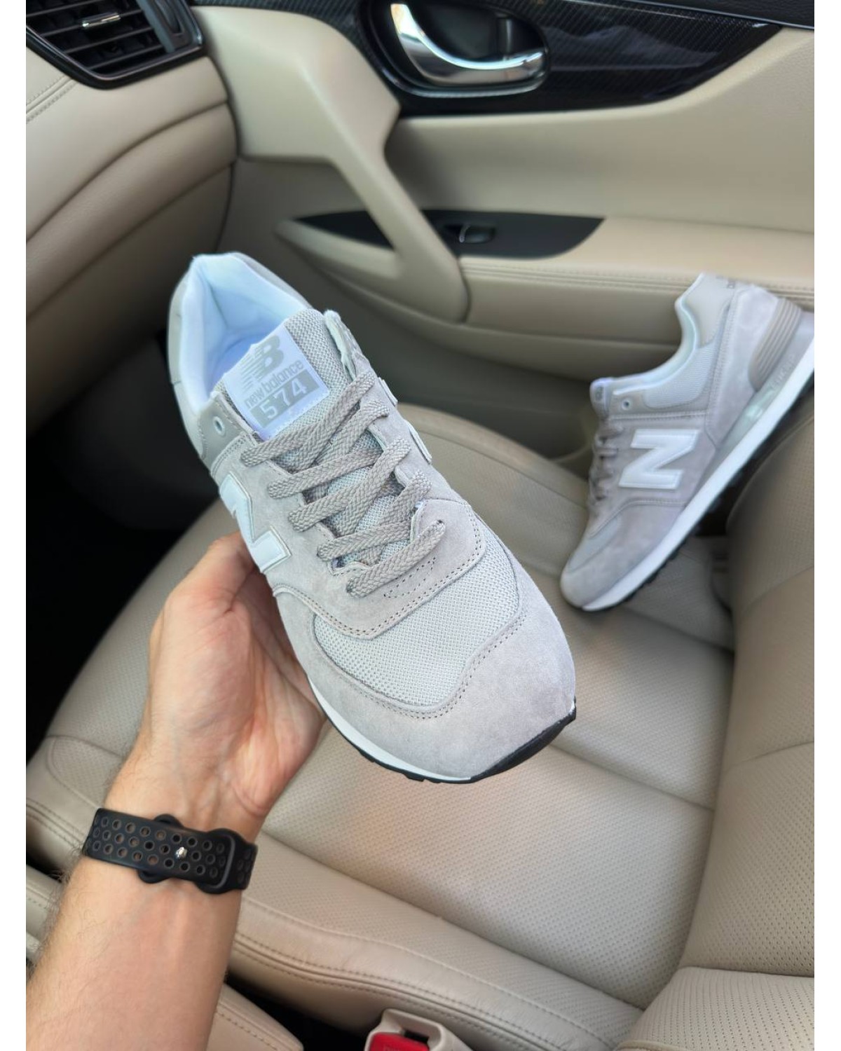 New Balance 574 Light Grey