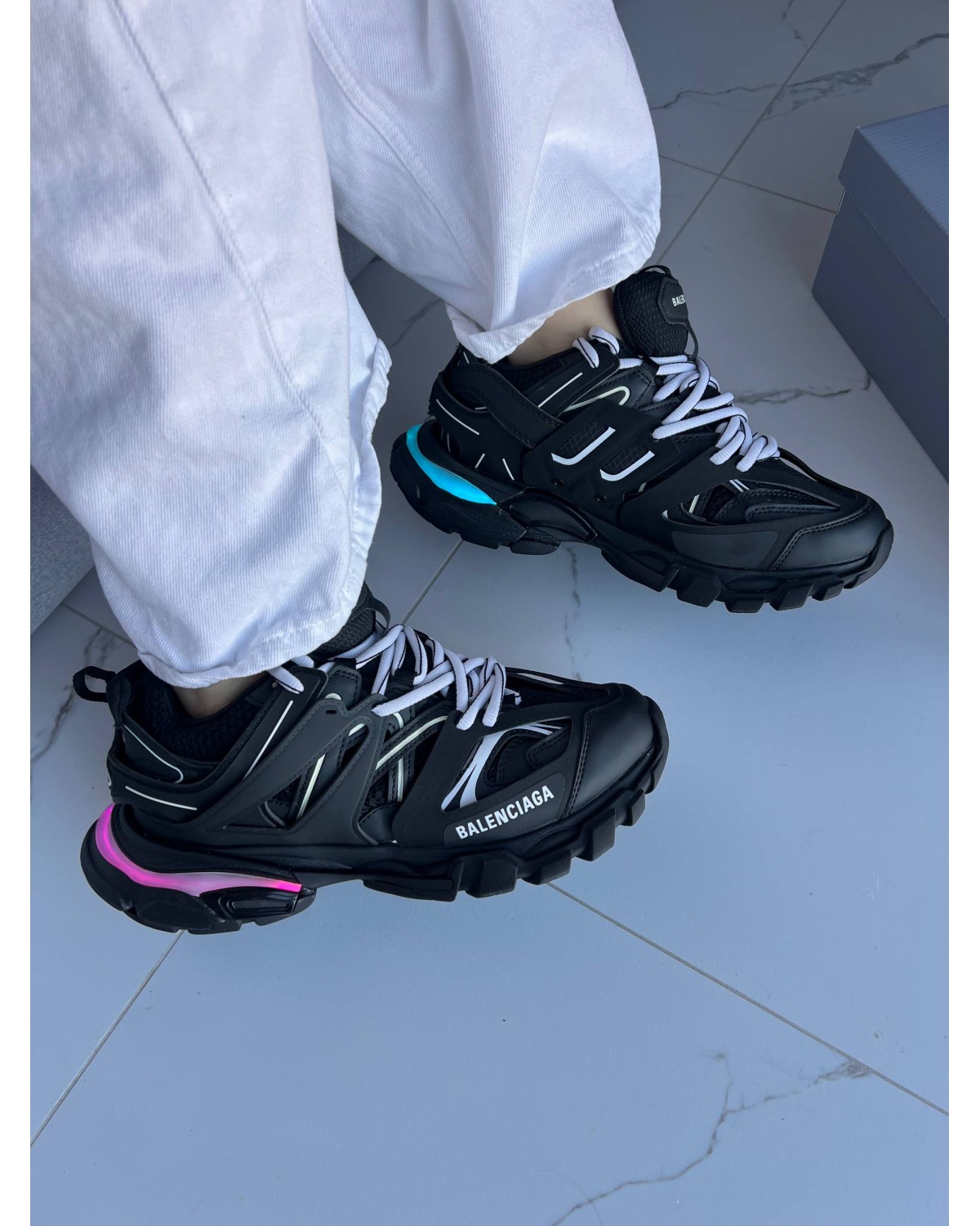 Balenciaga Track Black LED