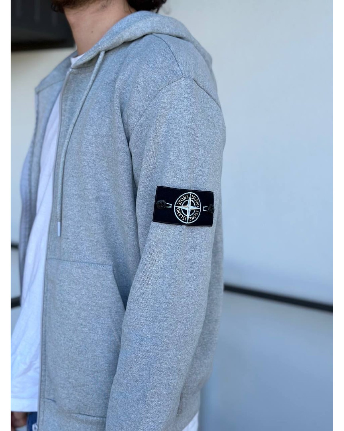 Зіп- Худі Stone Island Сірий