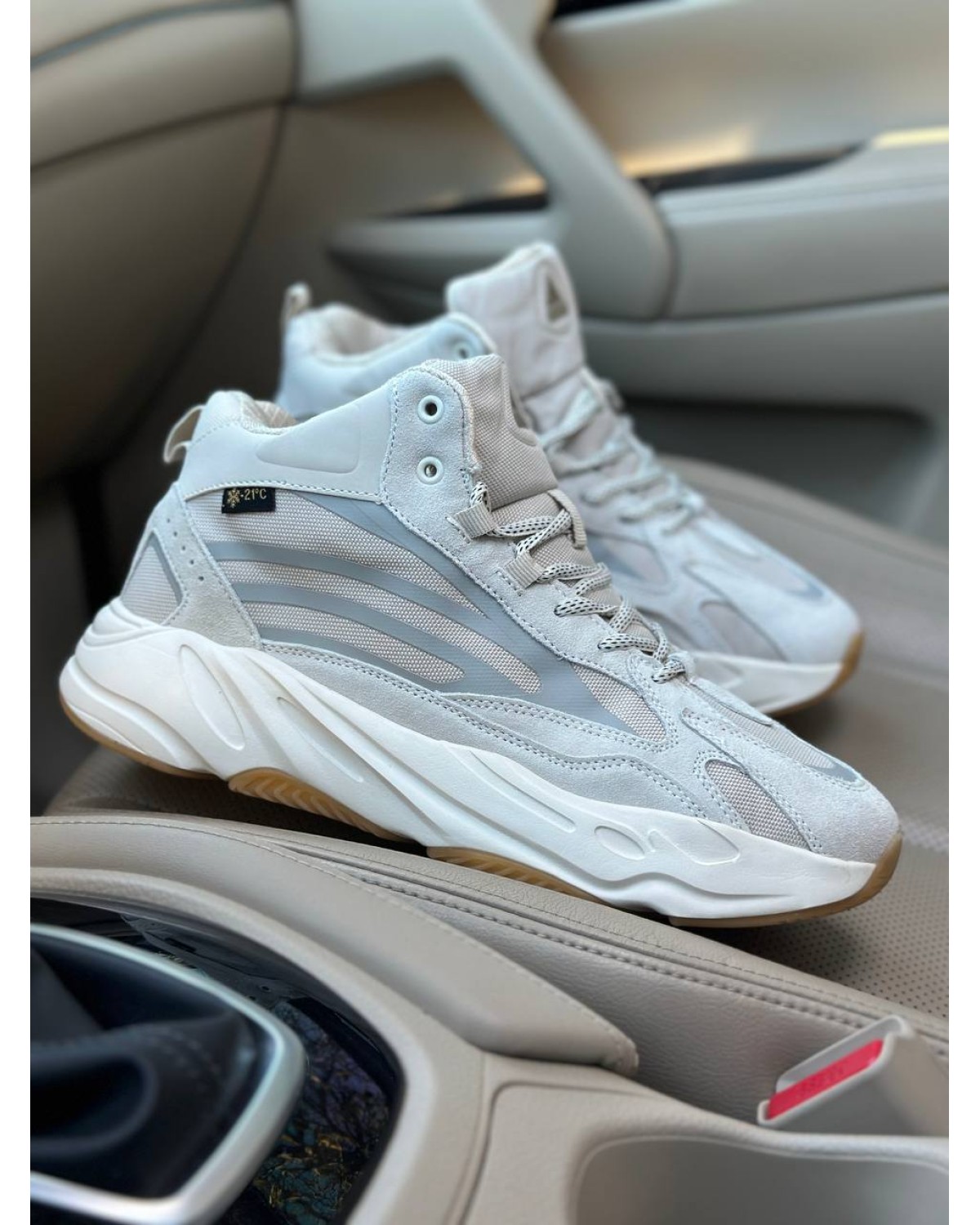 Adidas Yeezy Boost 700 Light Grey Fur