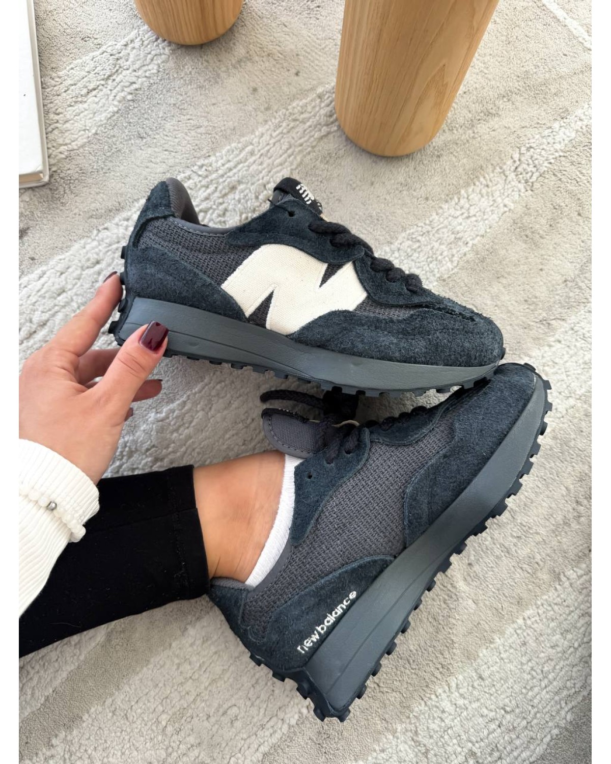 New Balance 327 Blue Grey White