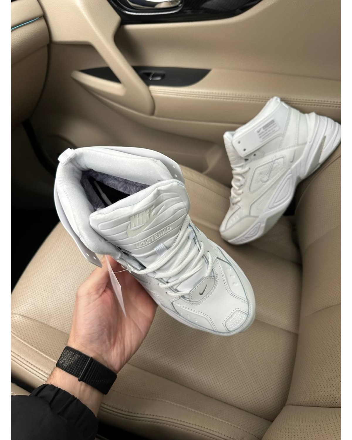 Nike M2k Tekno White 2 Fur
