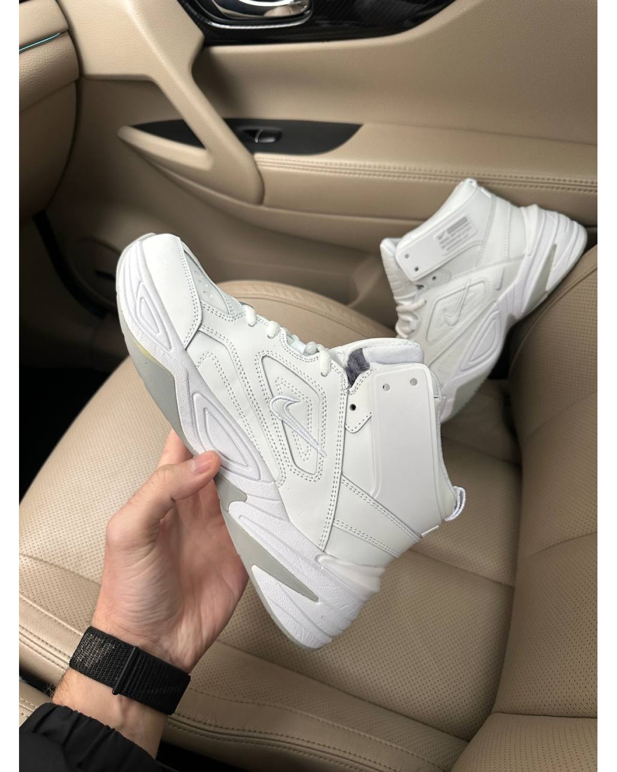 Nike M2k Tekno White 2 Fur