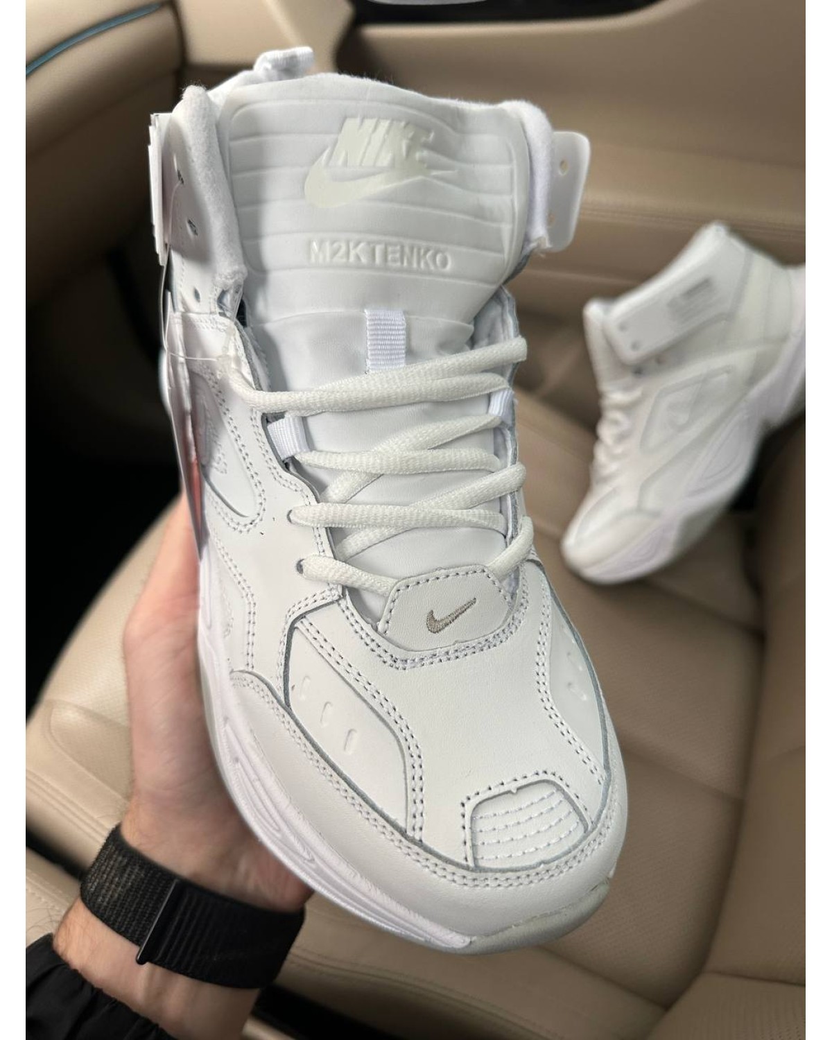 Nike M2k Tekno White 2 Fur