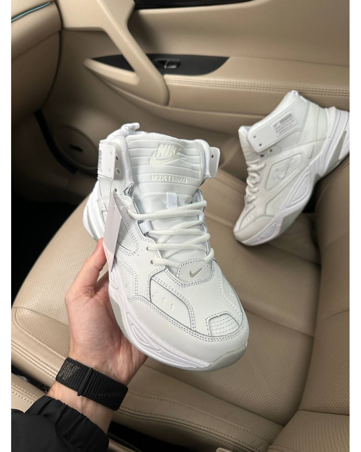 Nike M2k Tekno White 2 Fur