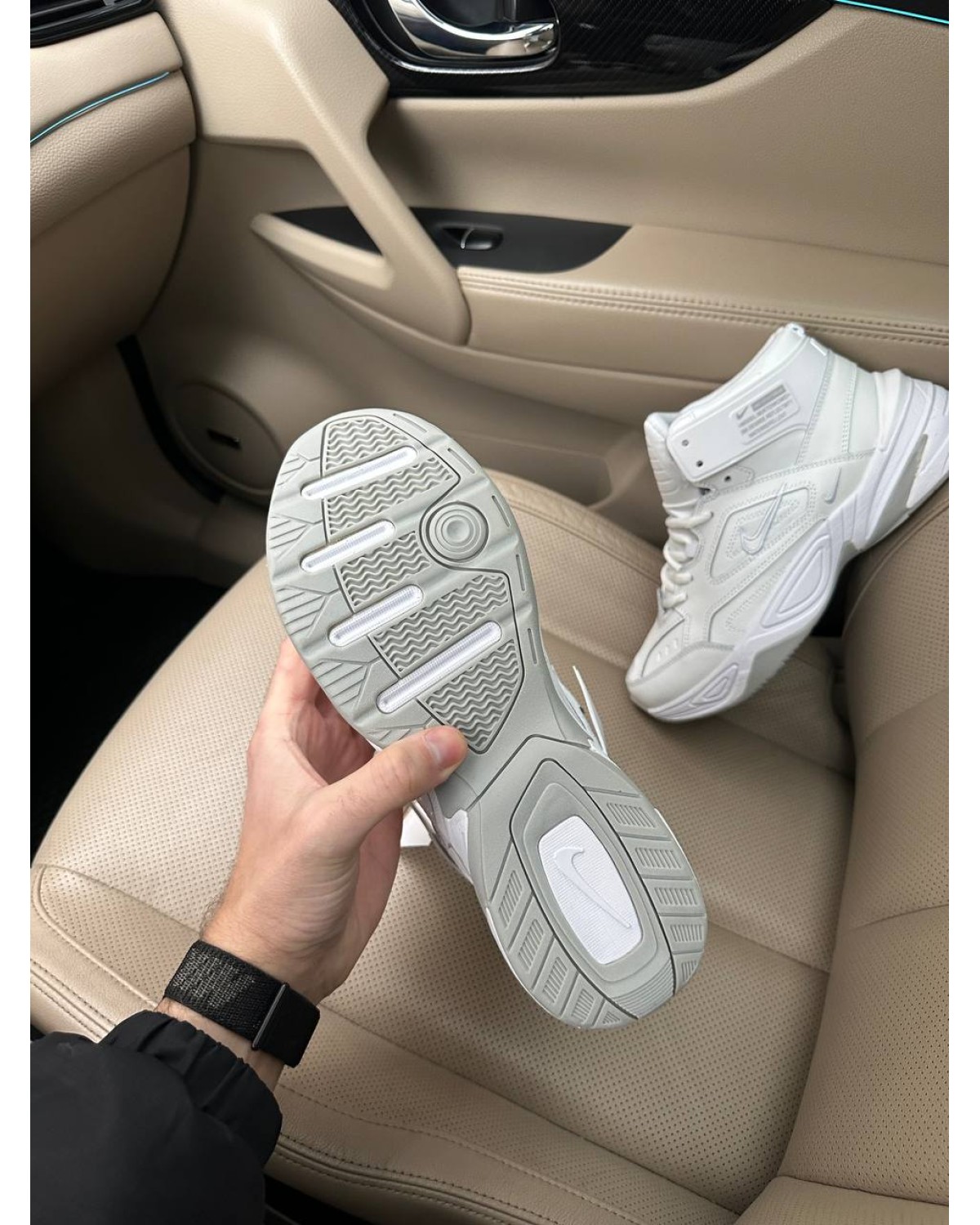 Nike M2k Tekno White 2 Fur