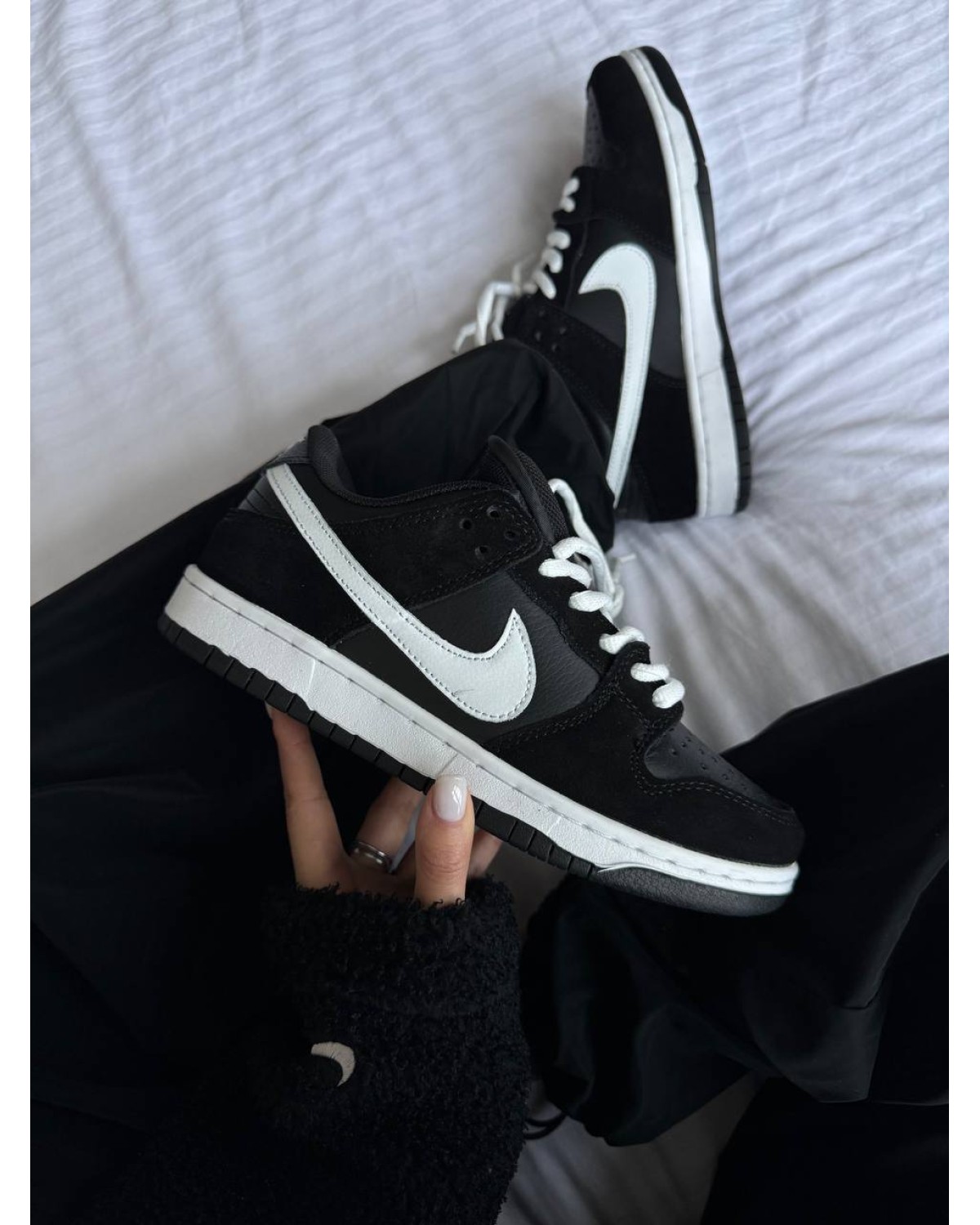 Nike SB Dunk "Black Suede Fur"